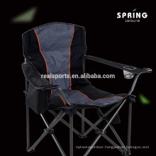 Fashionable Portable Metal Steel Sun Lounger With Armrest Beach Camping Folding Chair